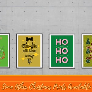 Santa Baby Classic Christmas Song Lyrics Quote Wall Art Print ...