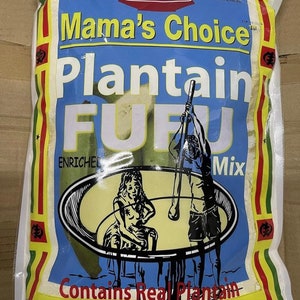 Mama's Choice Fufu Mix Plantain 10Lb