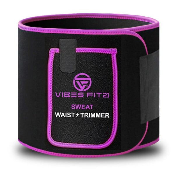Sweat Waist Trimmer | Trainer Sauna Trimmer With Pocket| The Waist Slimmer Belt