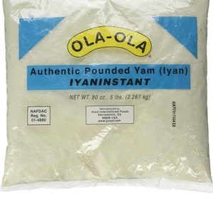 Ola Ola Authentic Pounded Yam Flour 5LB
