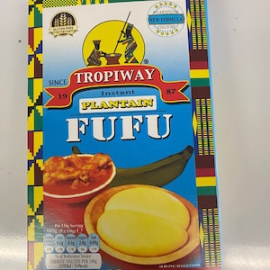 Tropiway Plantain Fufu| Plantain Flour| Fufu Flour| Fufu