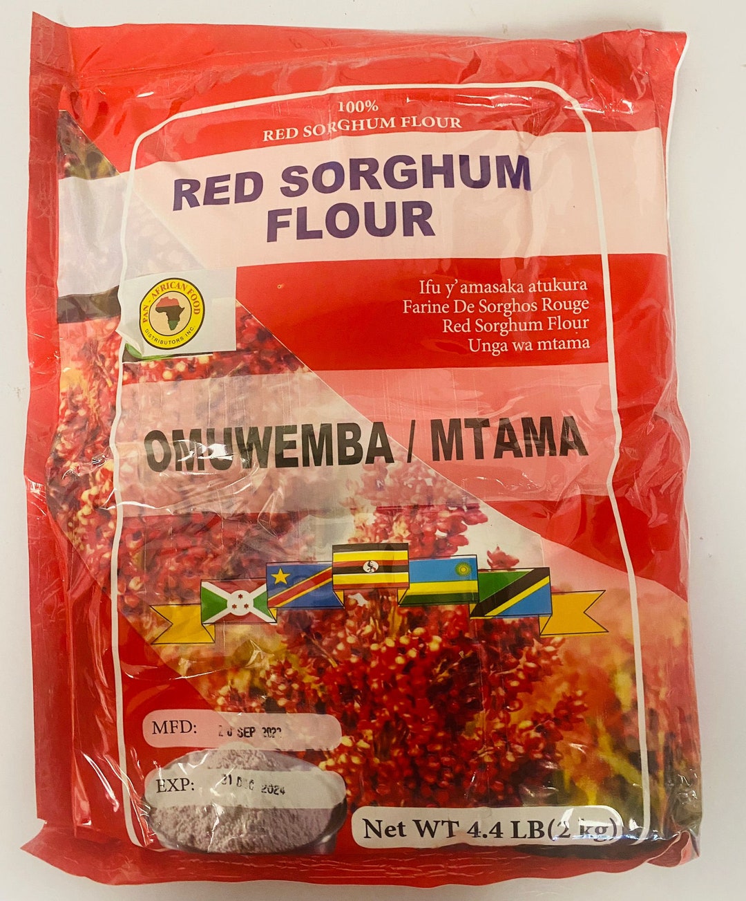 Red Milo Red Sorghum Flour | Ifu Y' Amasaka 2kg - Etsy