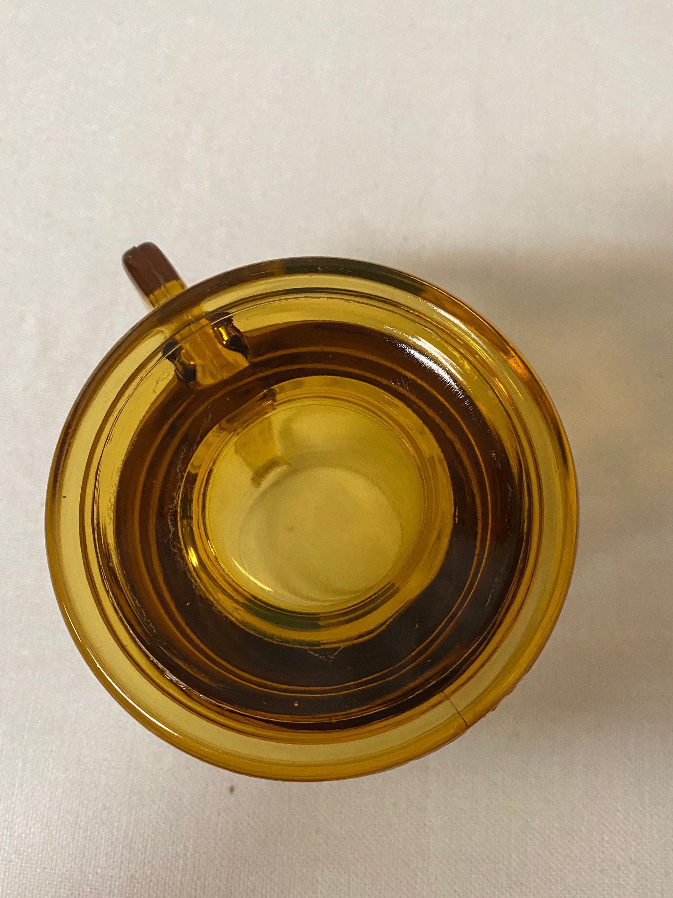 Vintage Amber Beer Mug/stein Heavy Amber Beer Mug D Handle Etsy