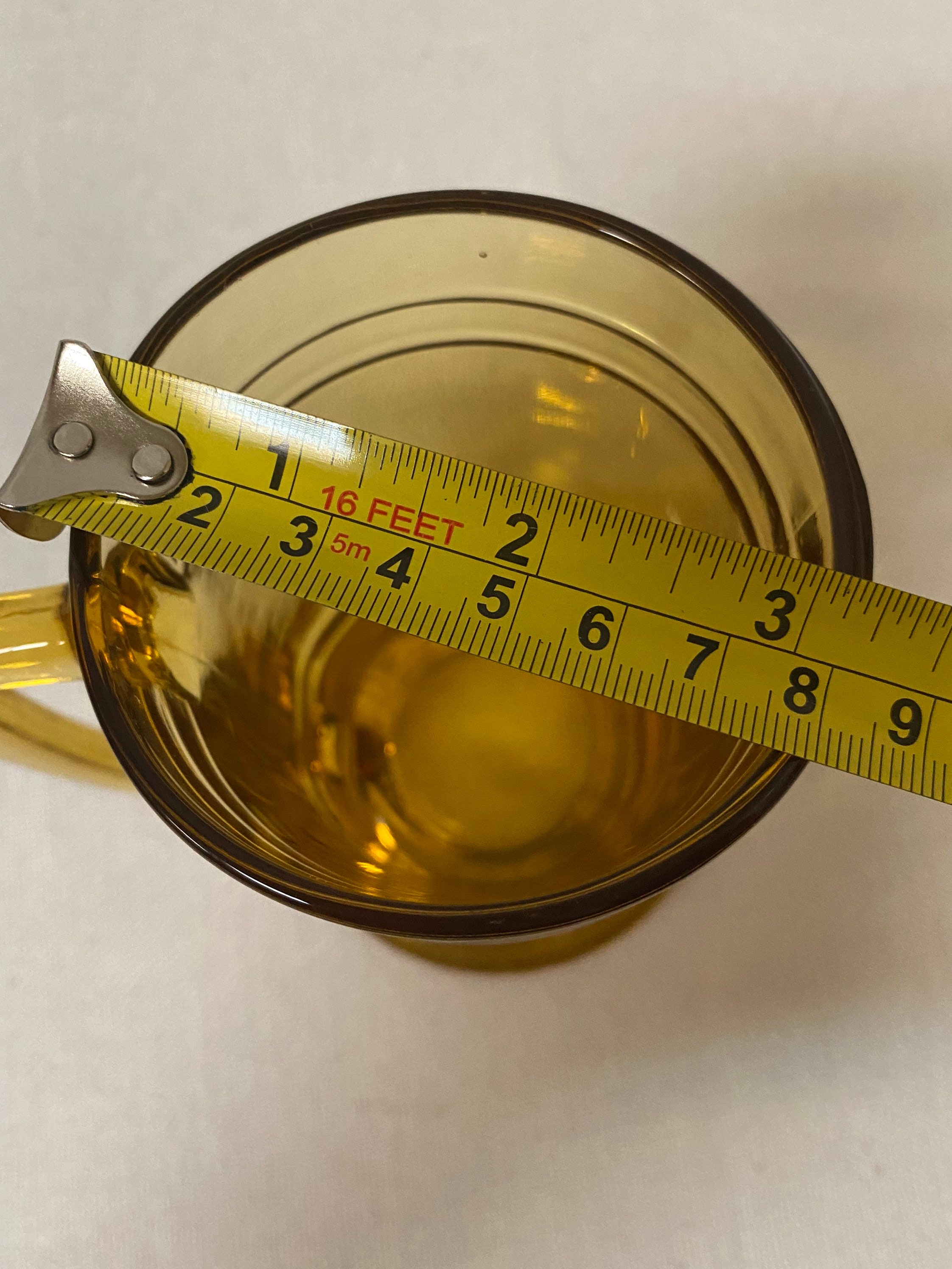 Vintage Amber Beer Mug/stein Heavy Amber Beer Mug D Handle Etsy