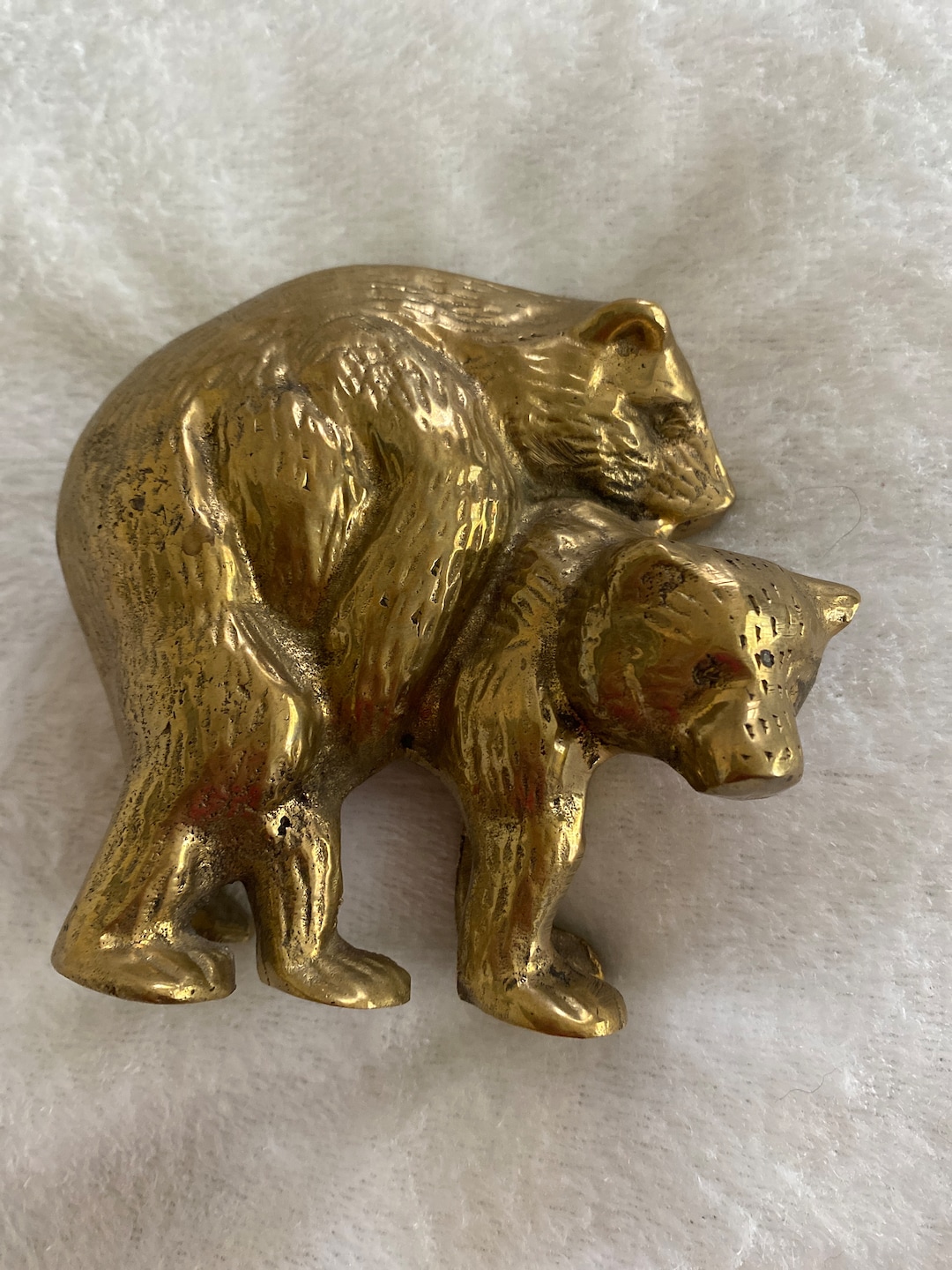 Mating Brass Bears 5 Vintage Figure Bear Hug Heimlich Etsy