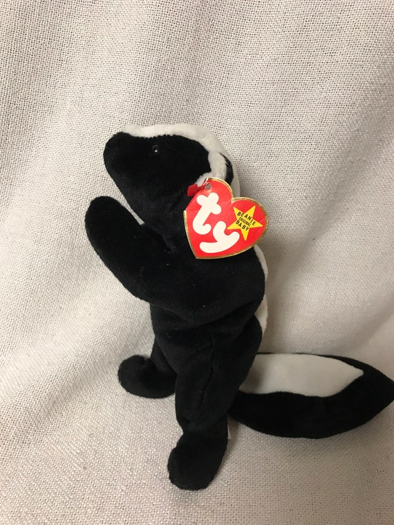 Ty Beanie Baby Stinky With Hang Tag and PVC Pellets 1995 Etsy