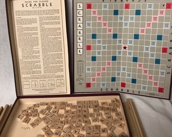 Vintage Scrabble Etsy