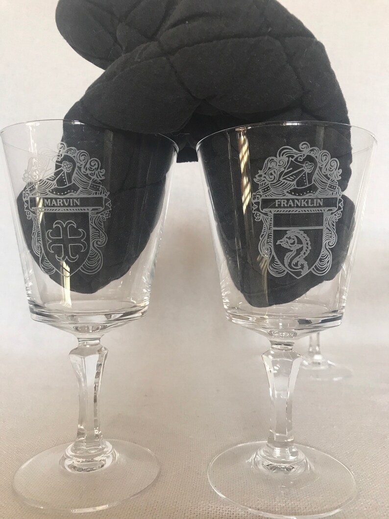 Bleikristall Lead Crystal Goblets Glasses With Various Family Etsy
