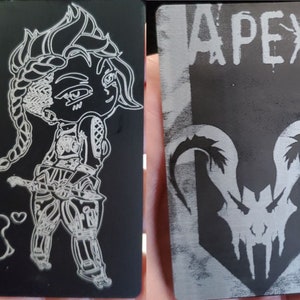 Loba Apex Legends Predator Invitación Tarjeta de Aluminio!
