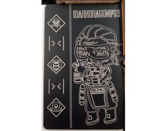 ¡Banner cáustico - Apex Legends Predator Invitation Tarjeta de aluminio!