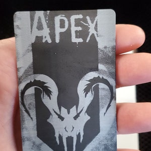 Apex invitation side of the card.(Back)