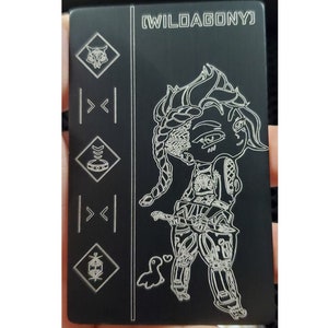 Loba Banner - Apex Legends Predator Invitation Tarjeta de aluminio!