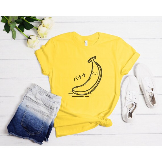  Design lustig bedrucktes Banane Deko Shirt Japanese Japan Fruit  Banana Anime Throw Pillow, 18x18, Multicolor : Home & Kitchen