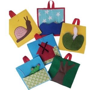 Cartes à comptines - cartes à histoires - souris verte, escargot, moulin, lapin, hibou, poissons