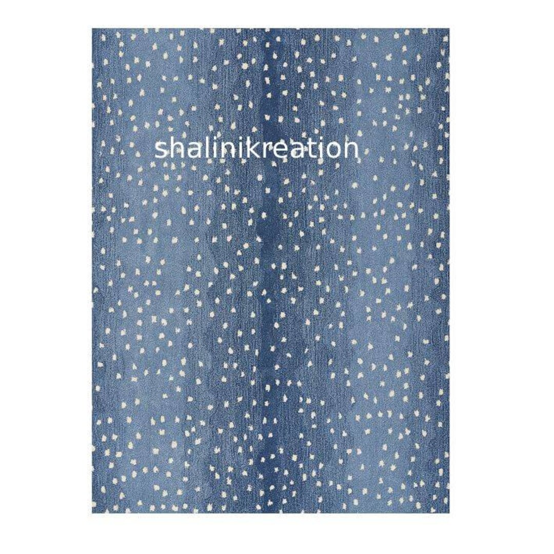 Handmade Ballard Design Antelope Blue & Yellow Wool Area Rug Etsy