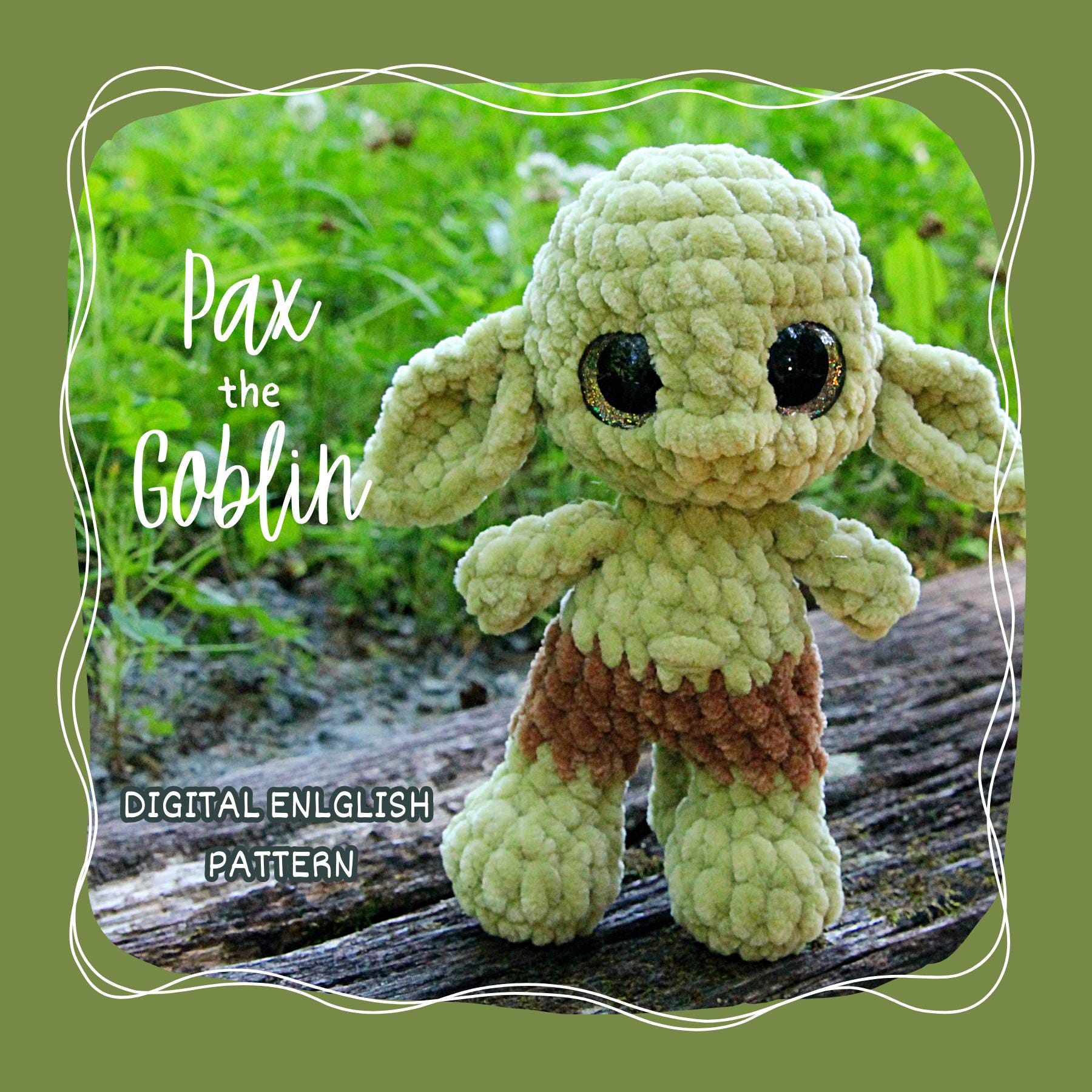 CROCHET PATTERN - Pax the Goblin Fantasy Plushie - Etsy