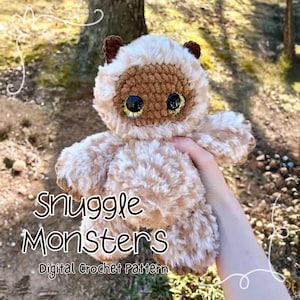 Snuggle Monsters - Schema digitale per peluche all'uncinetto