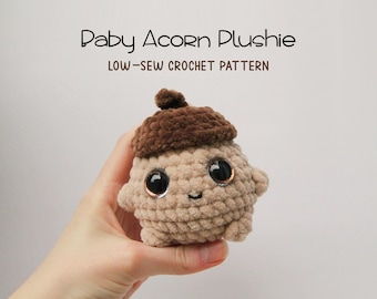 LAAG-NAAIEN haakpatroon - baby-eikelknuffel