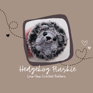 CROCHET PATTERN - Little Hedgehog Plushie