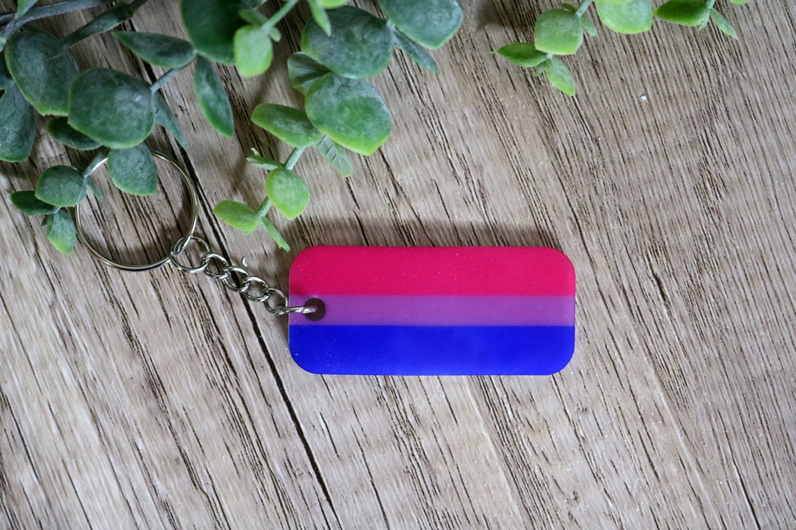Handmade Pride Flag Keychain| Laser Cut Acrylic Keyring| Lesbian Pride ...