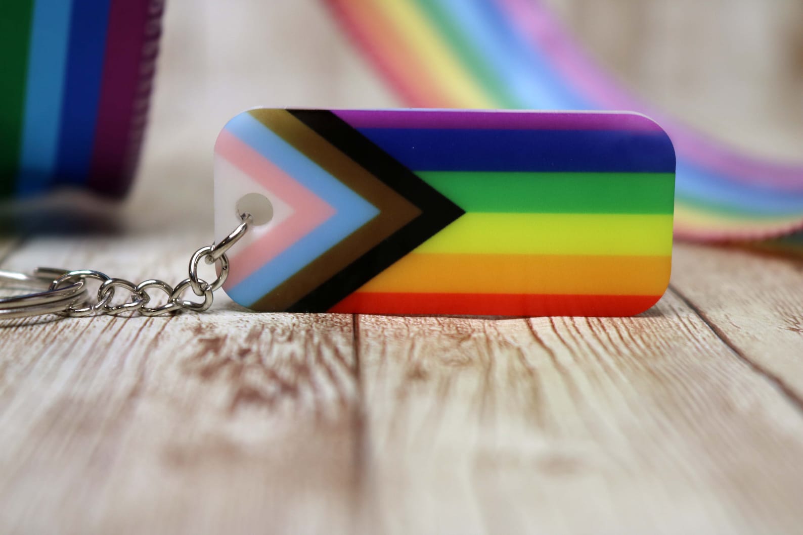 Handmade Pride Flag Keychain| Laser Cut Acrylic Keyring| Lesbian Pride ...
