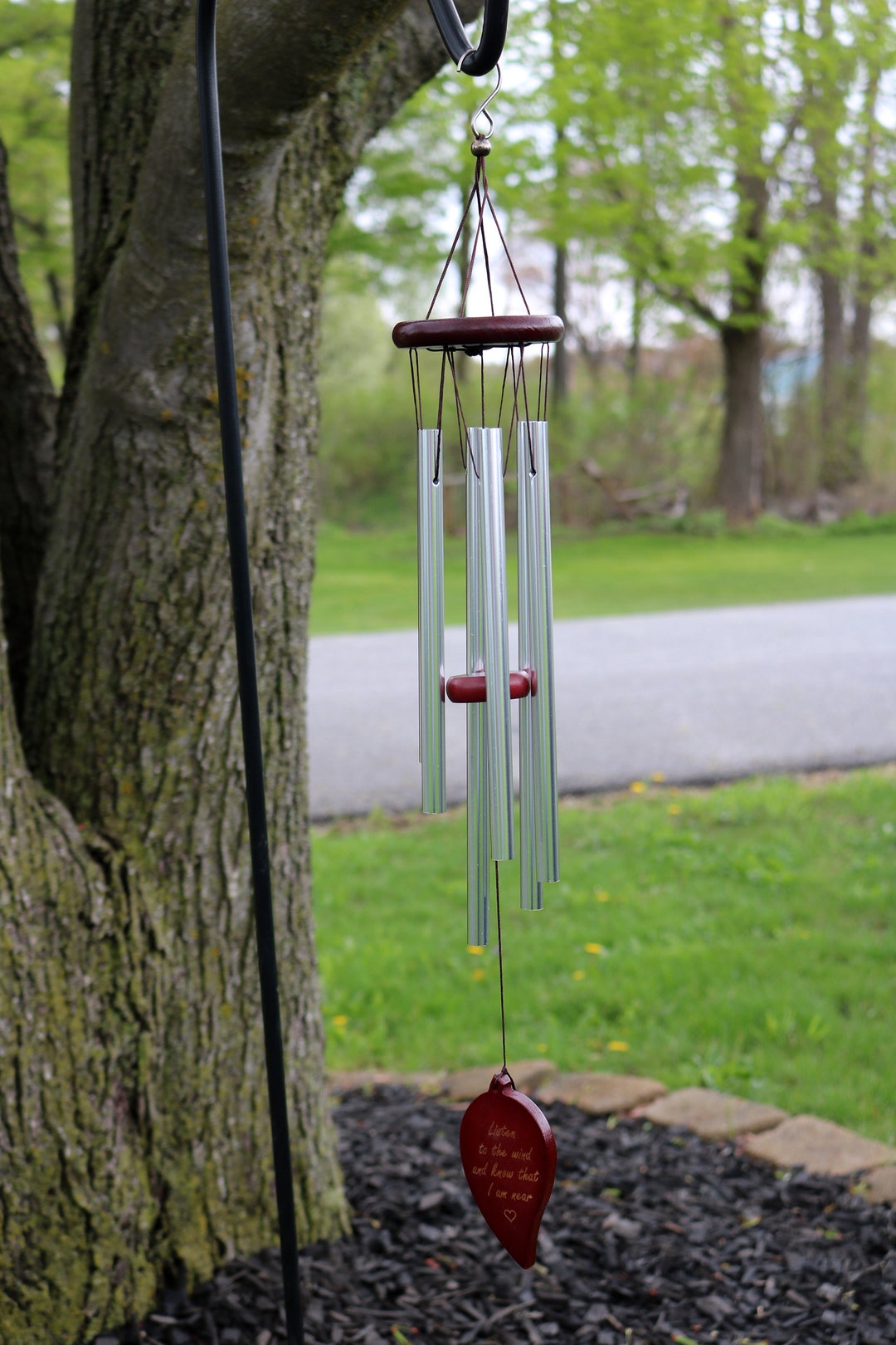 Personalized 24inch Wind Chime Customizable Chimes Outdoor Decoration Wooden Wind Chime Porch