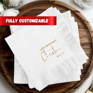 Tovagliolo per la pensione felice, regalo personalizzato, articoli per feste, tovaglioli personalizzati, tovaglioli per la festa, tovaglioli per pensionati, tovaglioli per la pensione, tovaglioli personalizzati