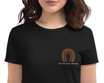 The Irish Twins Momma Rainbow short sleeve t-shirt