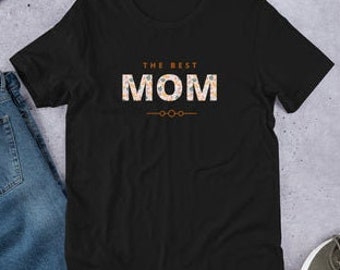 La mejor camiseta unisex de manga corta de mamá
