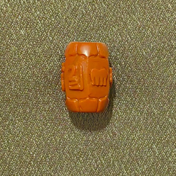 Original Red Agate Dzi Bead, Tibetan Chung, Smasana Adhipati, Tibetan Buddhist Pray Bead, Heaven Pearl, Himalaya Art, W06RA06