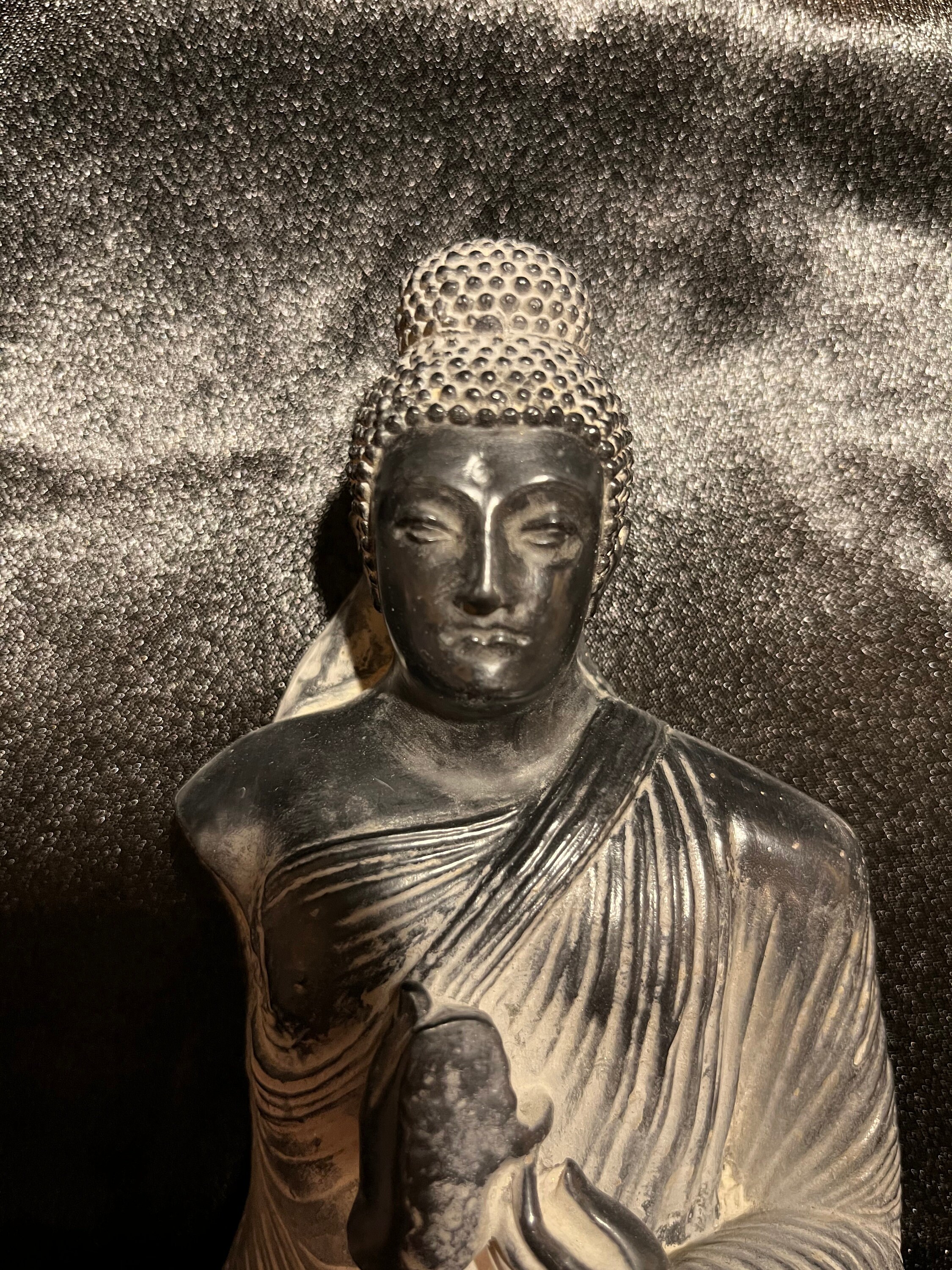 Handmade Replica Taxila Gandharan Buddha Sitting Statue Etsy