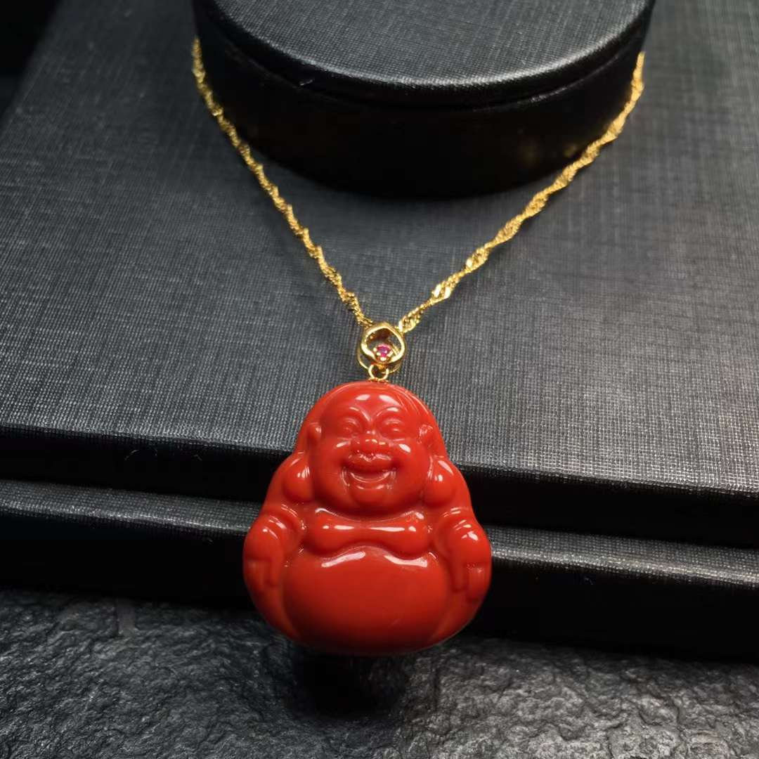 Handmade Original Tibetan, 22*20*5.6mm, 4.7g Red Agate
