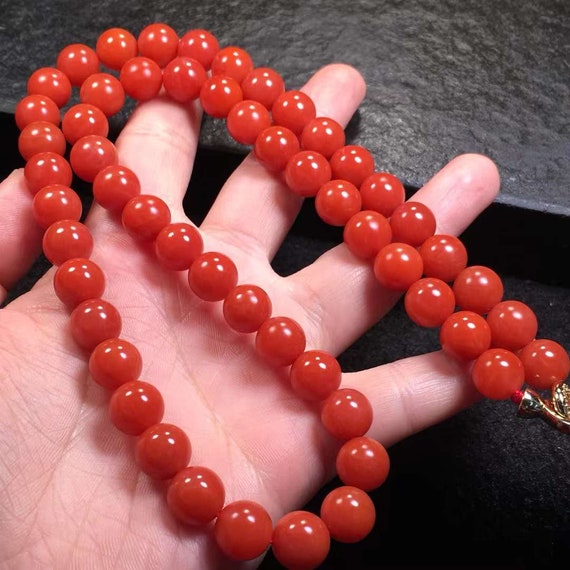 Handmade Original Tibetan,,  68.2g Red Agate Bead… - image 1