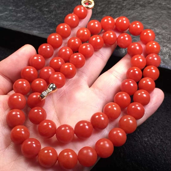 Handmade Original Tibetan,,  68.2g Red Agate Bead… - image 4