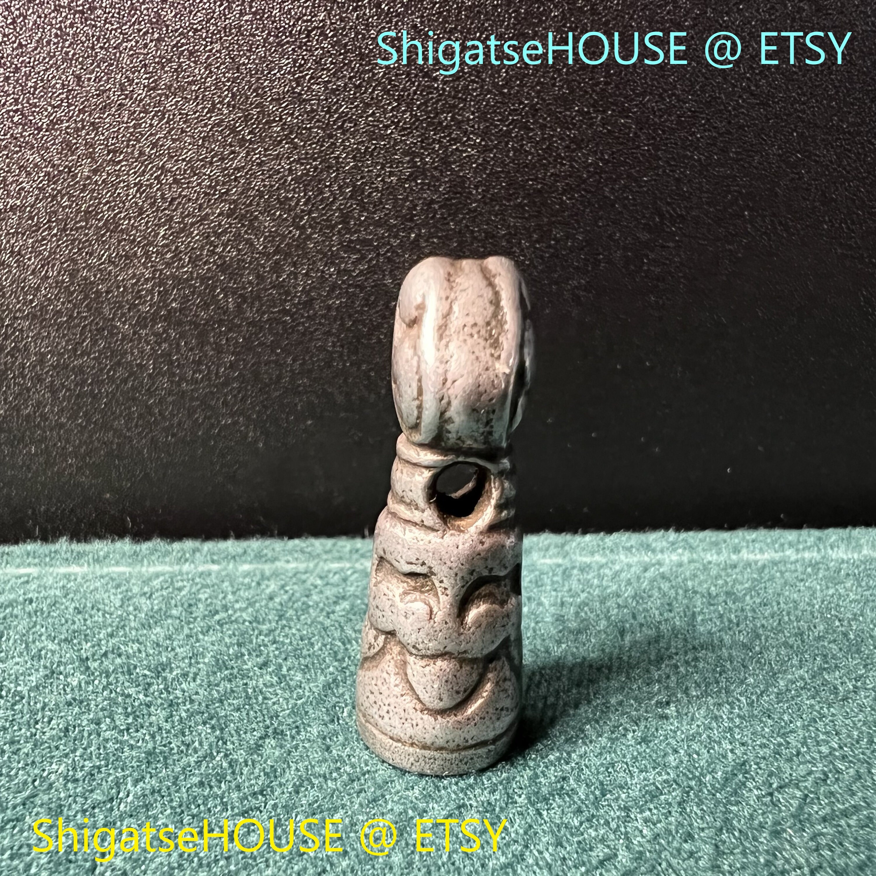 Original Antique Tibetan Wax Seal, Iron Bronze Alloy