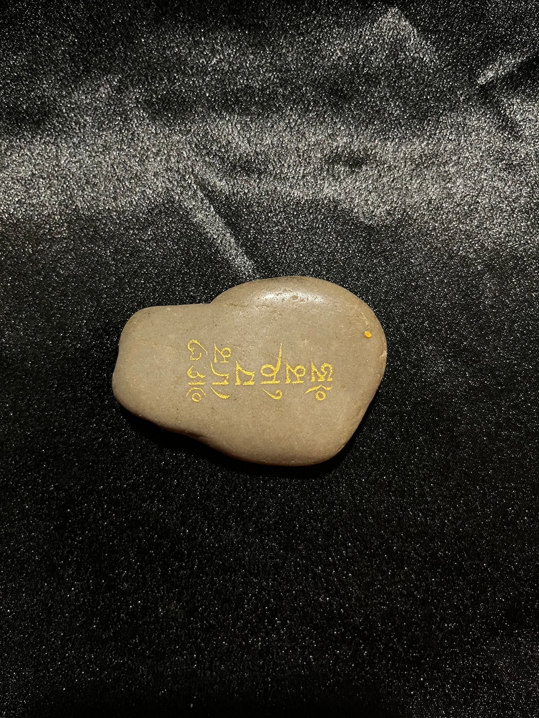 Handmade Mani Stone Om Mani Padme Hum Tibetan Cobblestone Six handmade-mani-stone-om-mani-padme-hum-tibetan-cobblestone-six