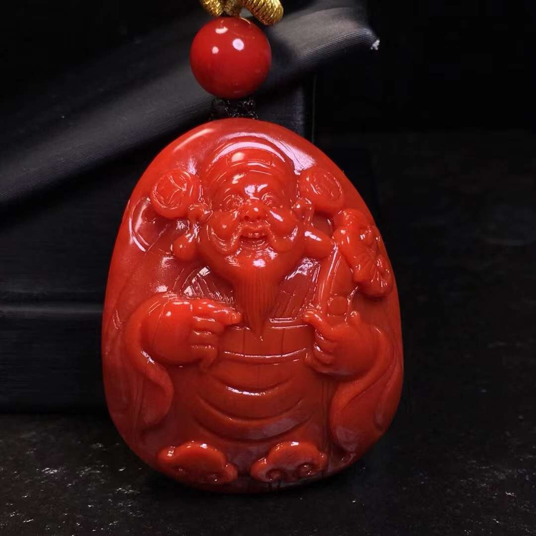 大特価放出！ Original Handmade Tibetan, Sculpture Agate Red 45g 720.8mm, 彫刻・オブジェ