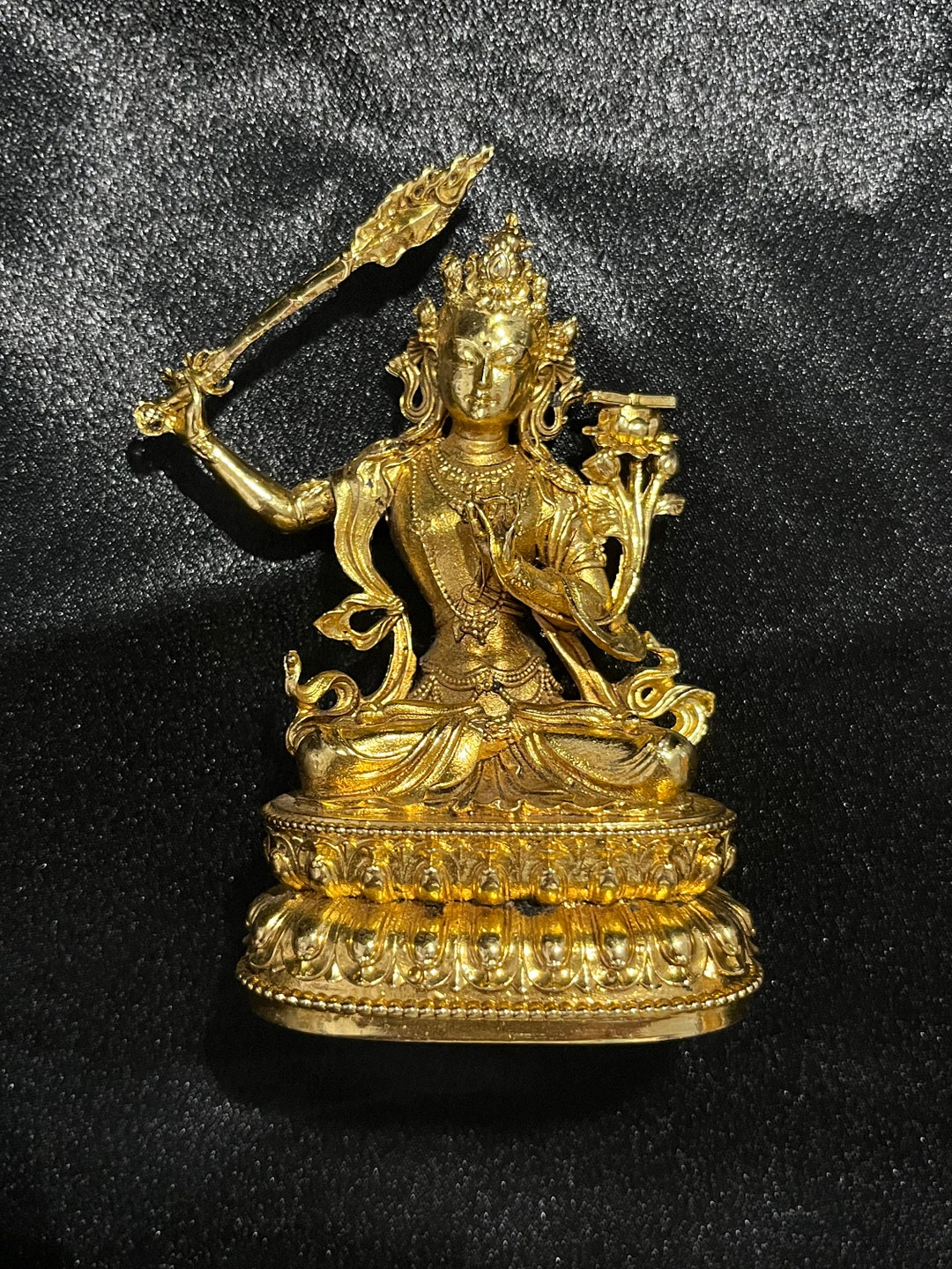 Grande amulette Tibétaine Tsa Tsa de Manjushri - Sa Sainteté le Dalaï Grande amulette Tibétaine Tsa Tsa de Manjushri - Sa Sainteté le Dalaï