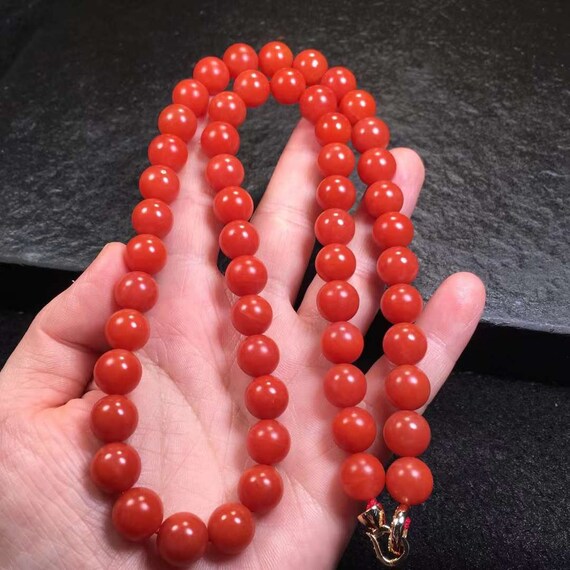 Handmade Original Tibetan,,  68.2g Red Agate Bead… - image 9