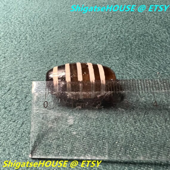 Original Barel Type Nepali Stripes Dzi Bead Tibetan C Gem Original barel type nepali stripes dzi bead tibetan c gem