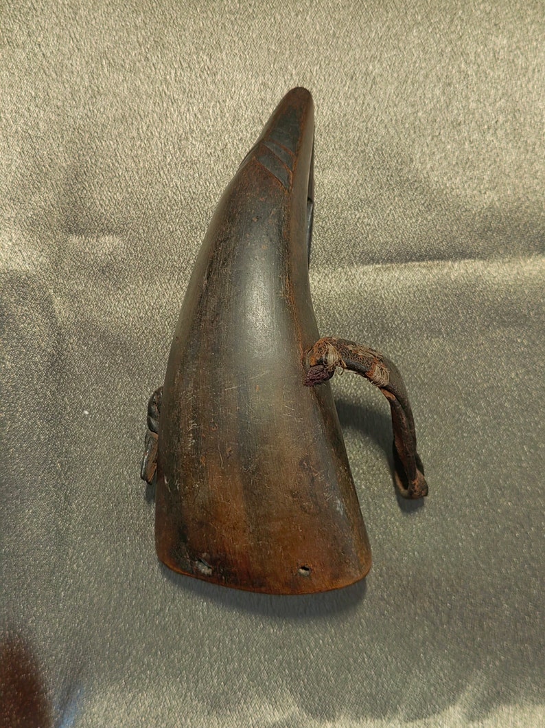 Tibetan Hunter Tools Yak Horn Powder Container Horn Etsy