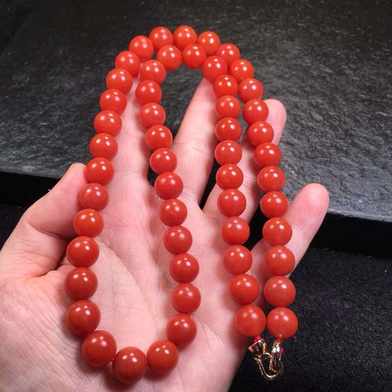 Handmade Original Tibetan,,  68.2g Red Agate Bead… - image 6