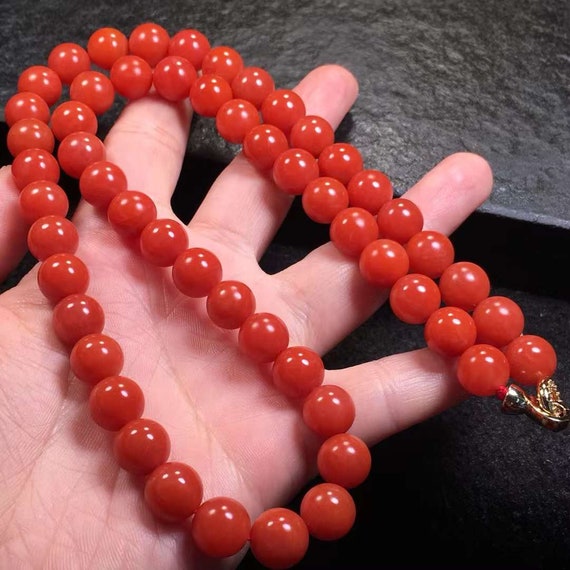 Handmade Original Tibetan,,  68.2g Red Agate Bead… - image 7