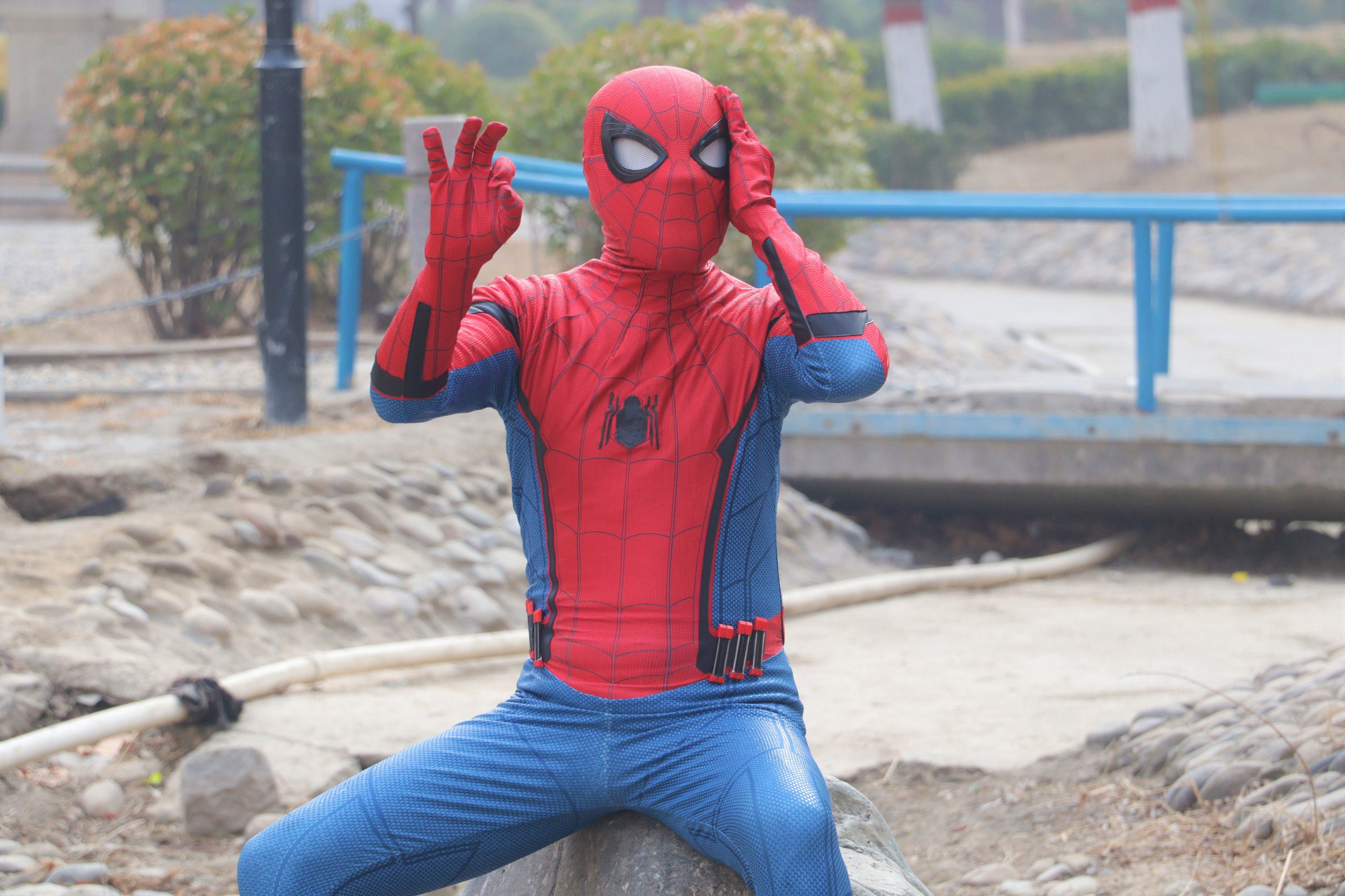 Holland Kostuum Pak The SpiderMan Homecoming - Etsy België