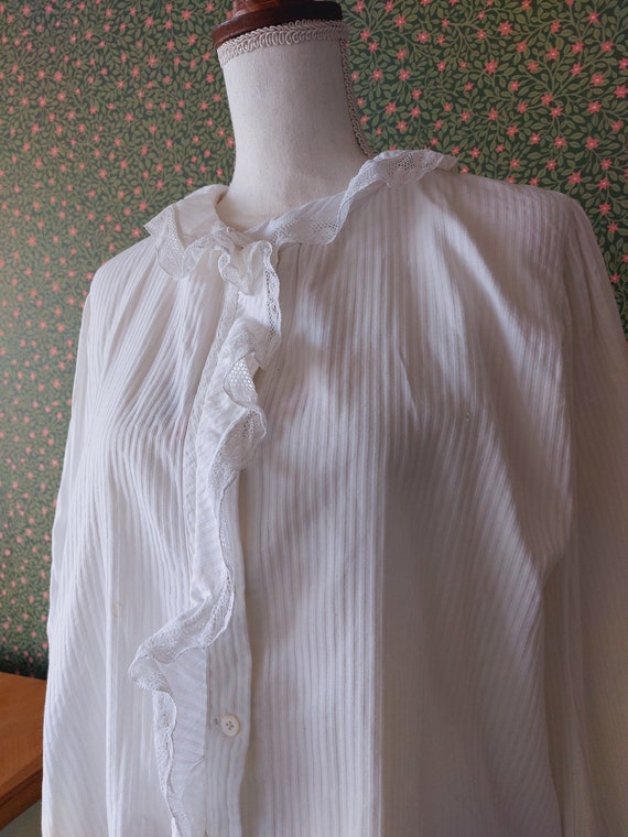1900s French Antique Valenciennes Lace Blouse - Etsy