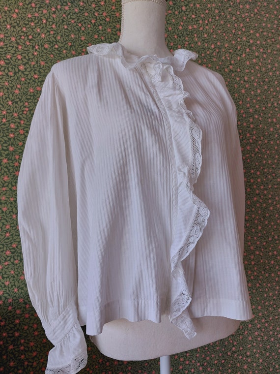 1900s French Antique Valenciennes Lace Blouse - Etsy