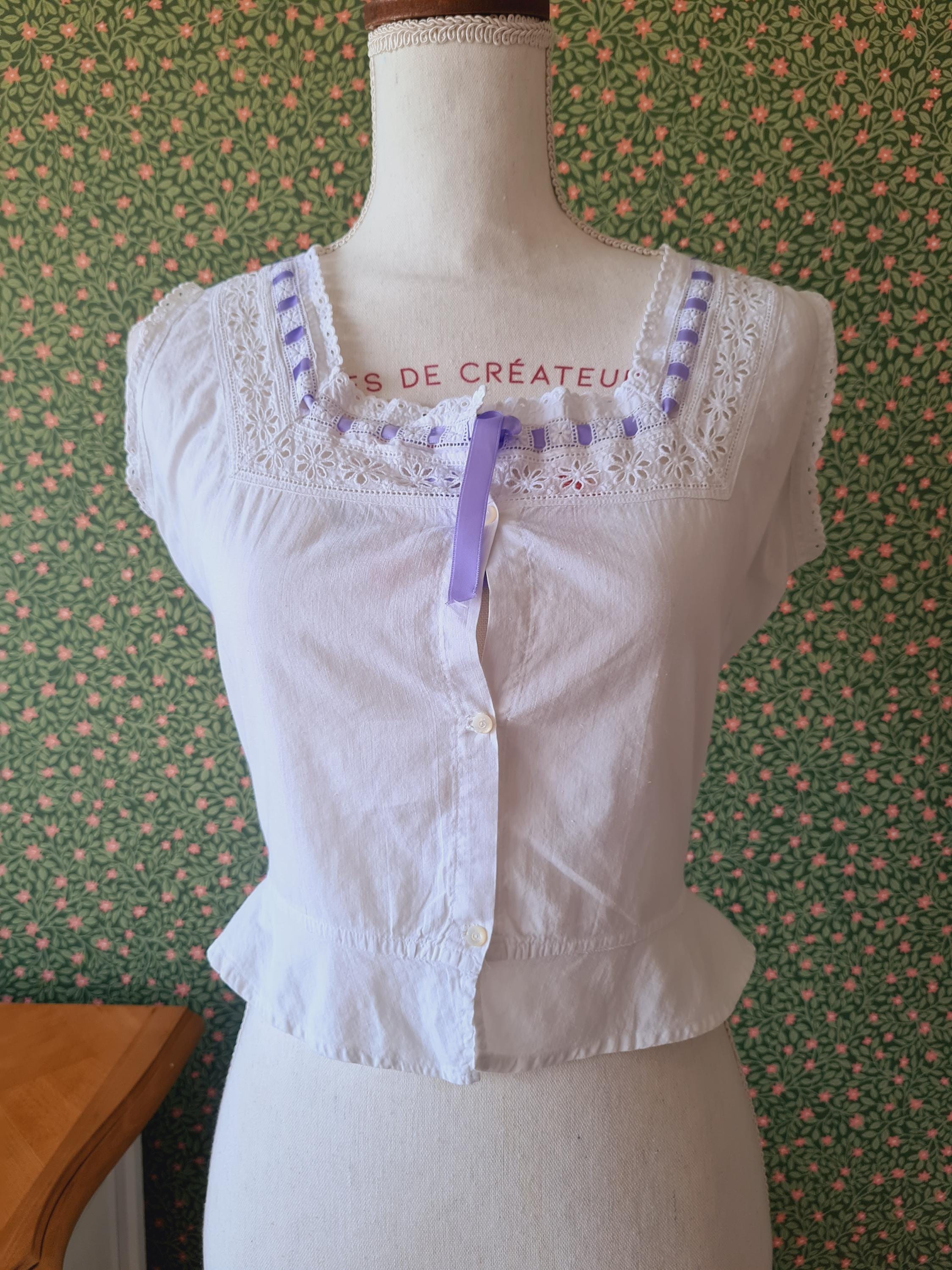 トップス 1900s Double Side Button Corset Cover image_ea69bdd4-391c-46c4-bc78-