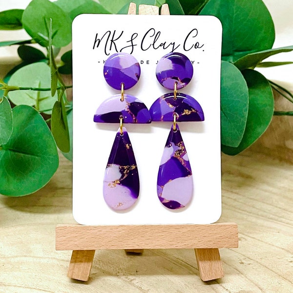 Purple Polymer Clay Etsy