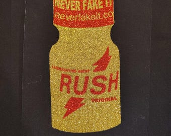 poppers rush glitter patch