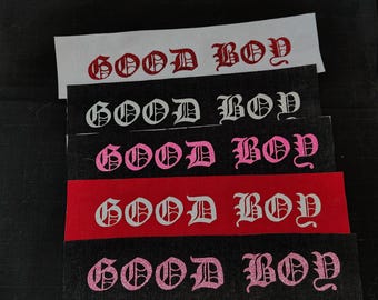 Good boy glitter patch